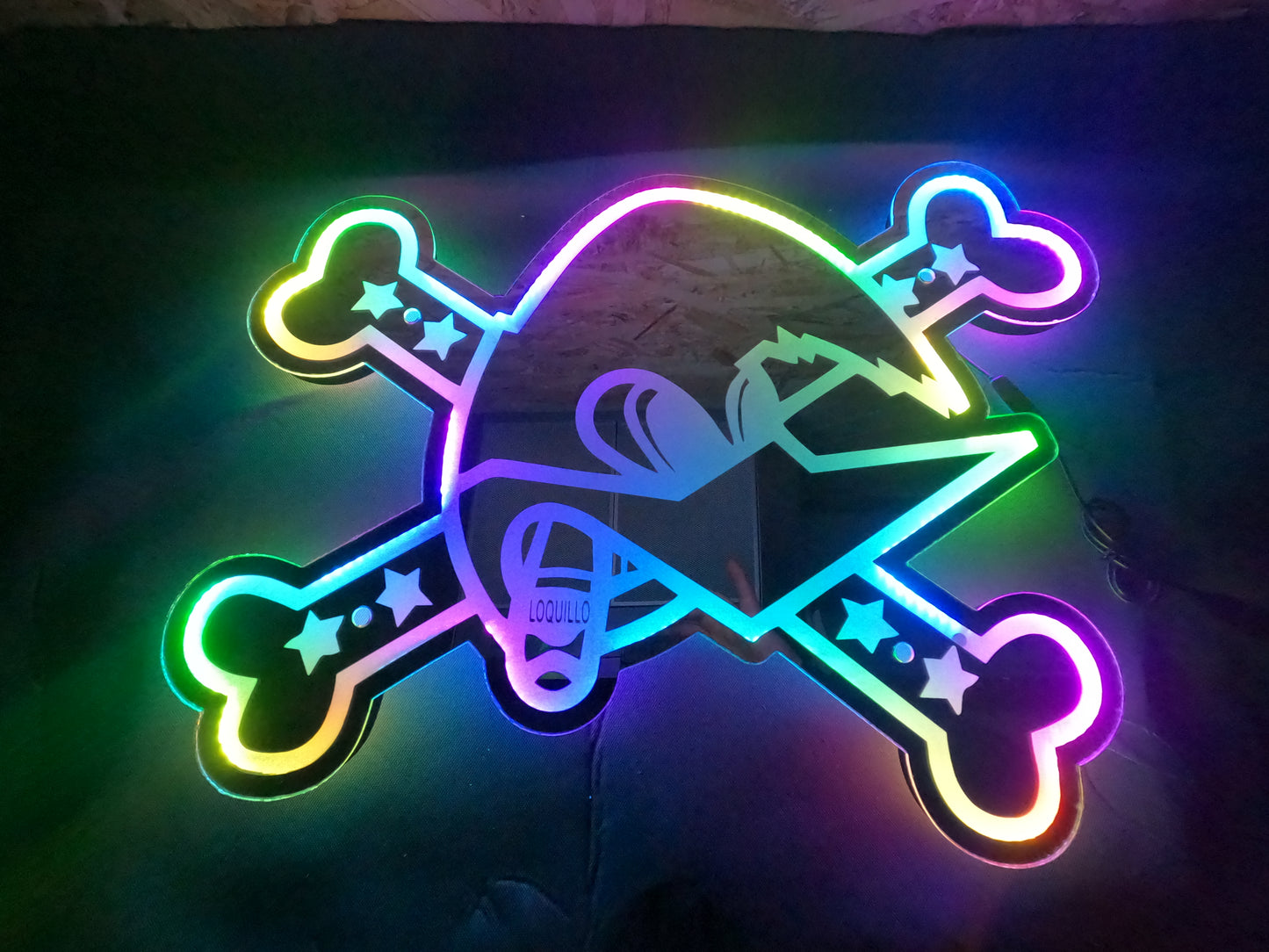 LETRERO CAMA ILUMINADO PERSONALIZADO