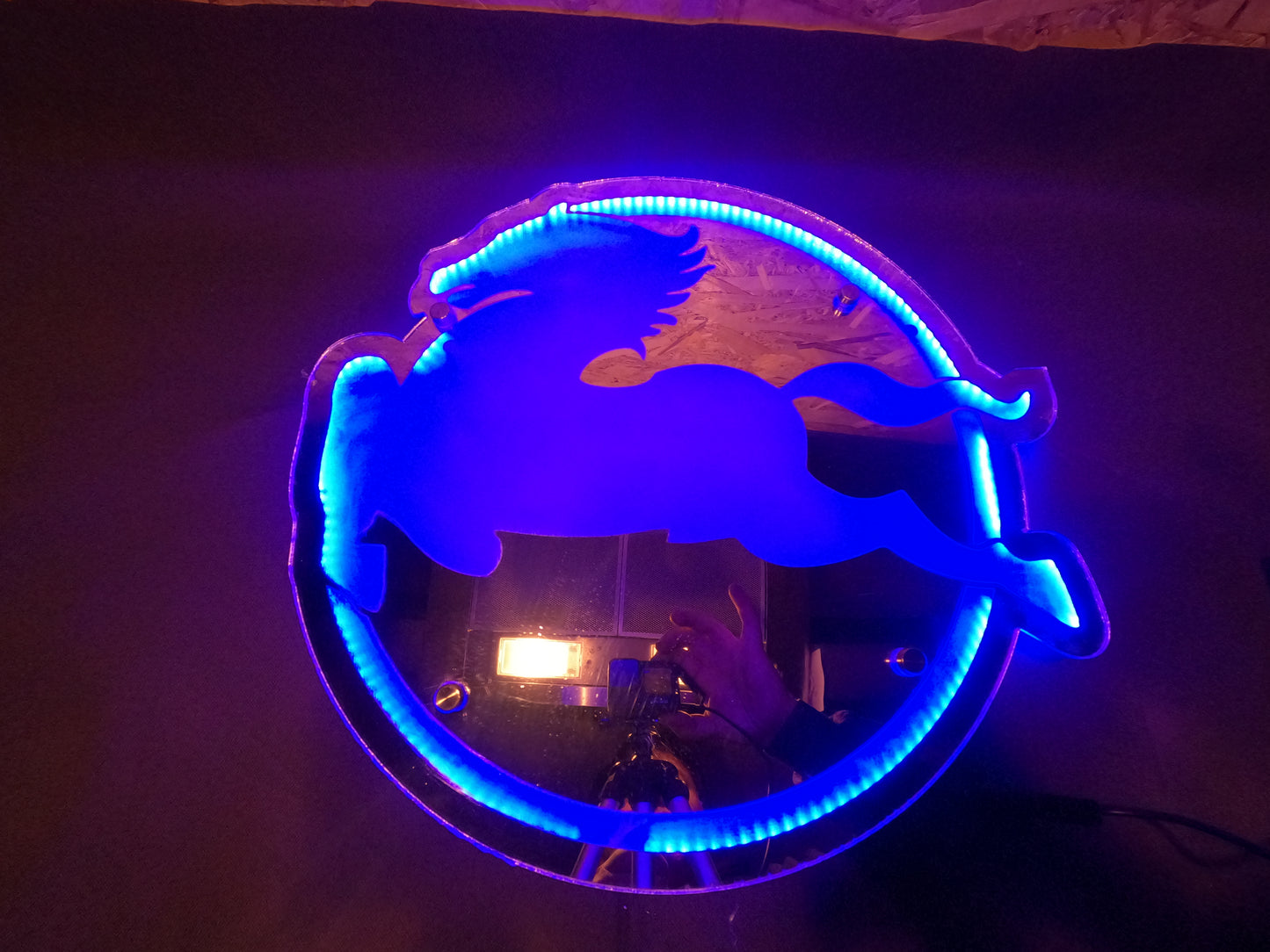 IVECO PEGASO CABALLO LETRERO CAMA ILUMINADO